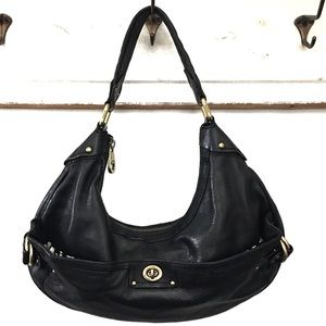 Marc Jacobs Vintage Leather Boho Medium Black Bag